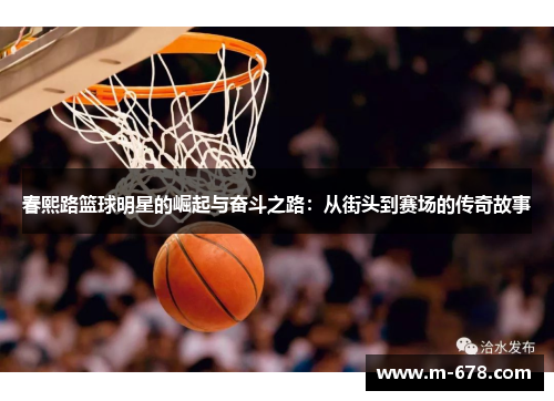 春熙路篮球明星的崛起与奋斗之路：从街头到赛场的传奇故事